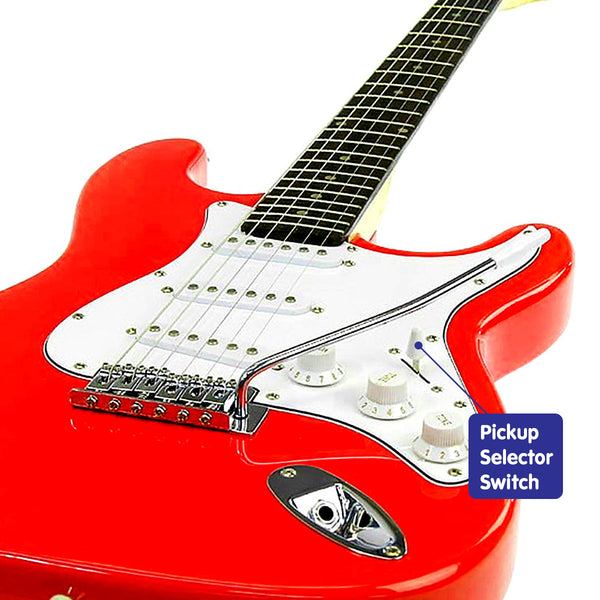 Karrera 39in Electric Guitar - Red Karrera