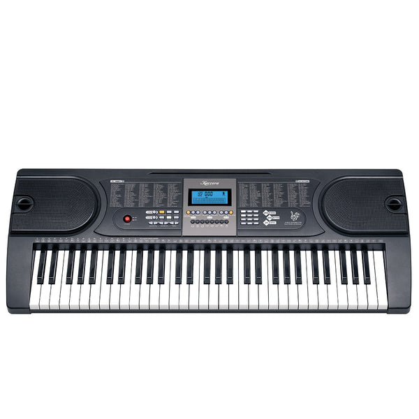 Karrera 61 Keys Electronic Keyboard Piano with Stand - Black Karrera