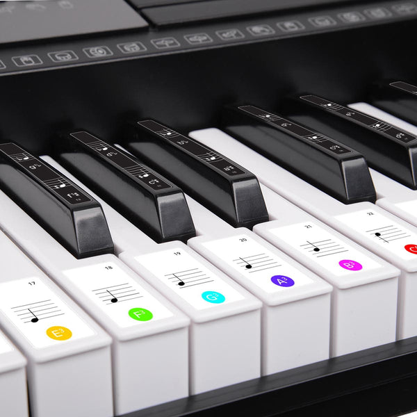 Karrera 61 Keys Electronic Keyboard Piano with Stand - Black Karrera