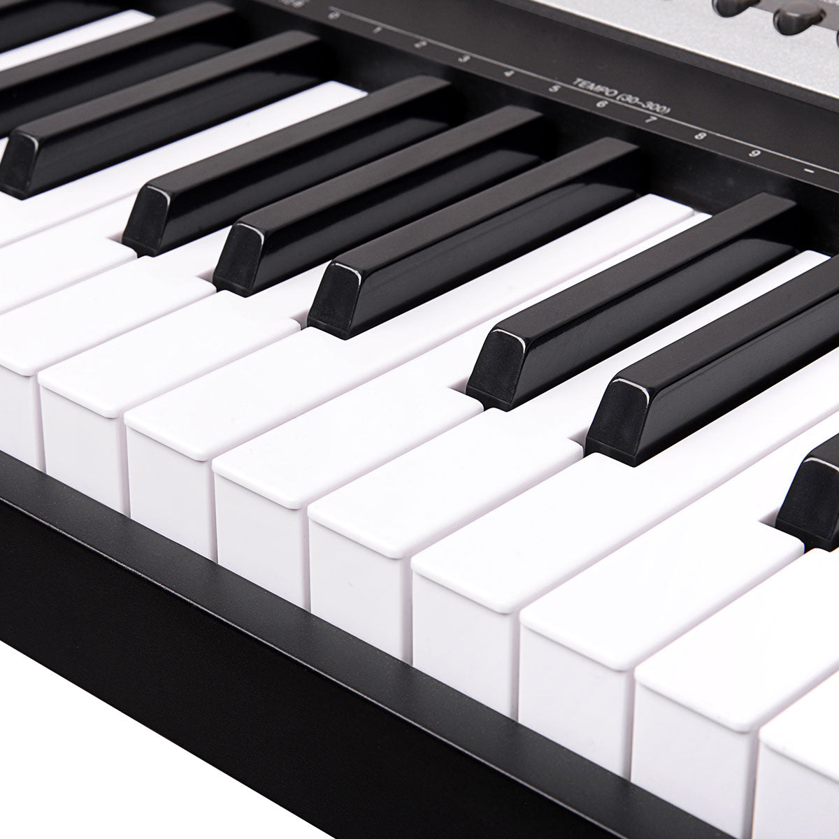 Karrera 88 Keys Electronic Keyboard Piano with Stand Black Karrera