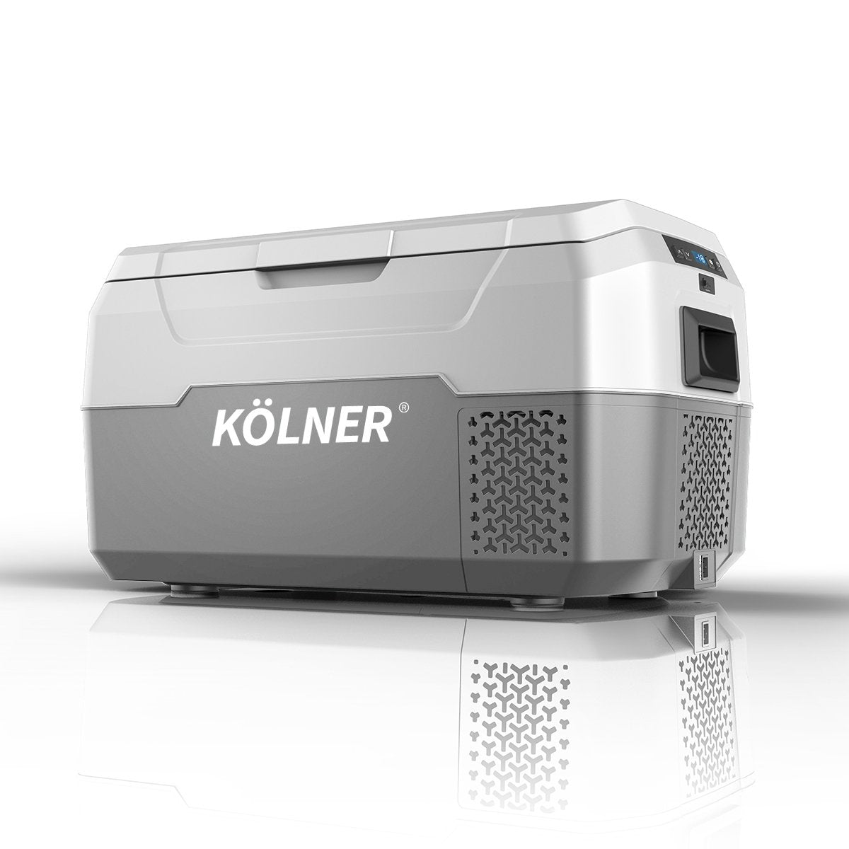 Kolner 20l Fridge Freezer Cooler 12/24/240v Camping Portable Kolner Esky Refrigerator - Grey kolner