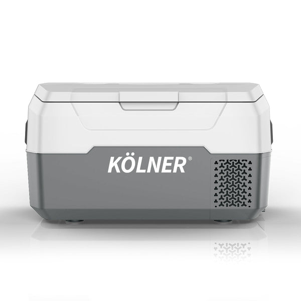Kolner 20l Fridge Freezer Cooler 12/24/240v Camping Portable Kolner Esky Refrigerator - Grey kolner