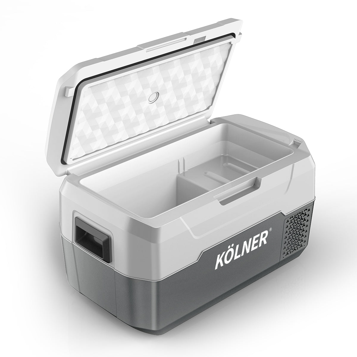 Kolner 20l Fridge Freezer Cooler 12/24/240v Camping Portable Kolner Esky Refrigerator - Grey kolner
