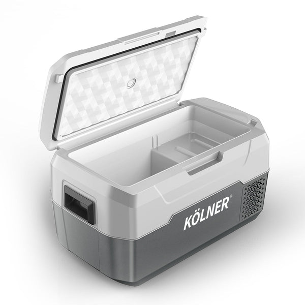 Kolner 20l Fridge Freezer Cooler 12/24/240v Camping Portable Kolner Esky Refrigerator - Grey kolner