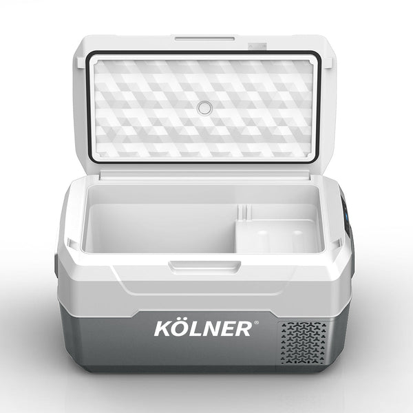 Kolner 20l Fridge Freezer Cooler 12/24/240v Camping Portable Kolner Esky Refrigerator - Grey kolner