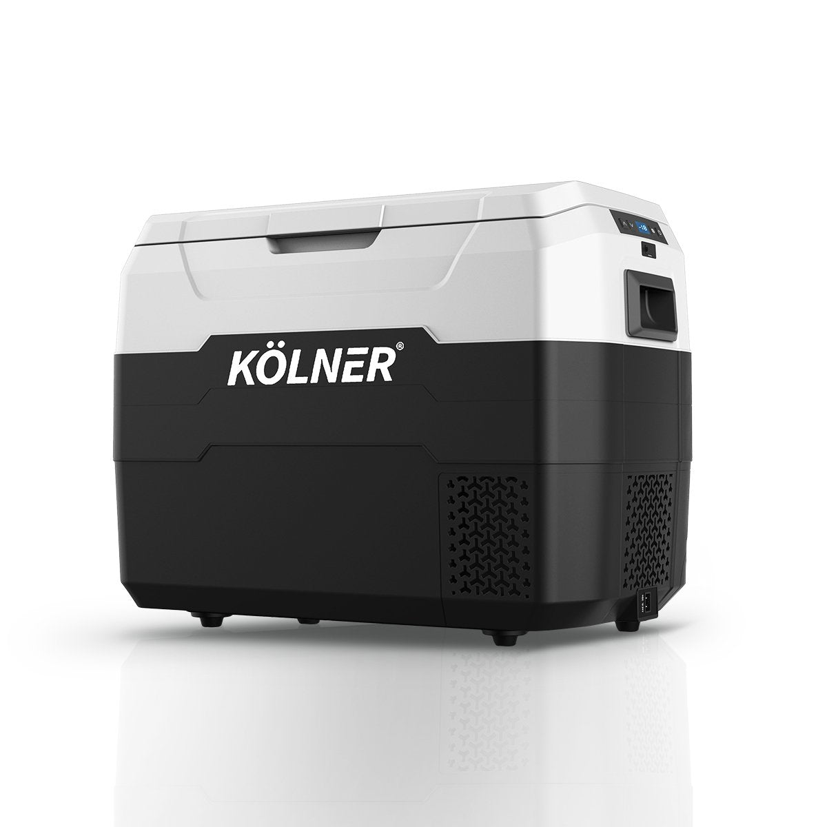 Kolner 40l Fridge Freezer Cooler 12/24/240v Camping Portable Esky Refrigerator - Black Does not apply