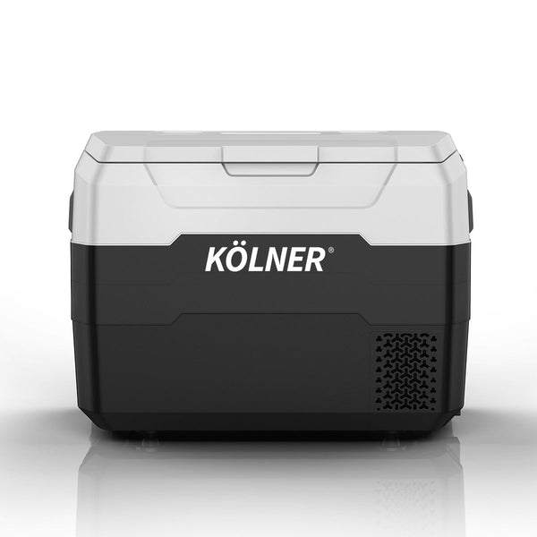 Kolner 40l Fridge Freezer Cooler 12/24/240v Camping Portable Esky Refrigerator - Black Does not apply