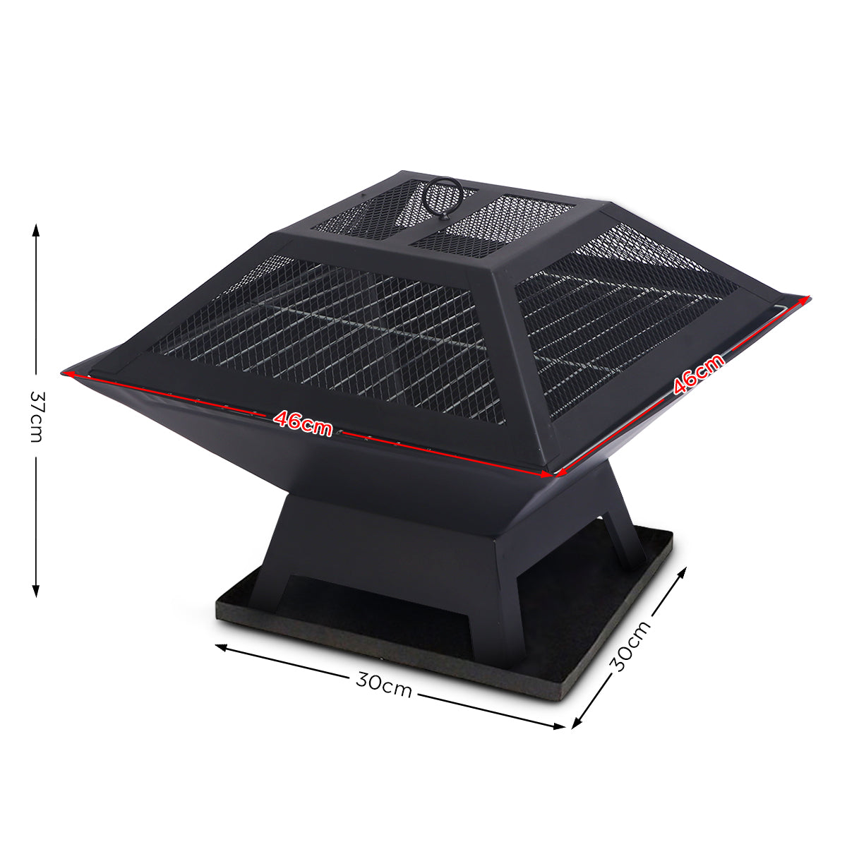 Wallaroo Portable Outdoor Fire Pit for BBQ, Grilling, Cooking, Camping Wallaroo