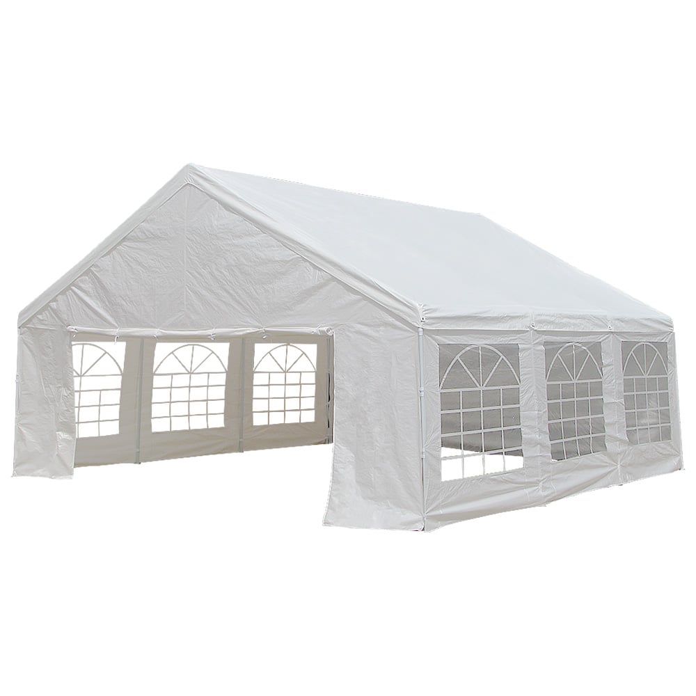 Wallaroo 6x6m Outdoor Event Marquee Gazebo Party Wedding Tent - White Wallaroo
