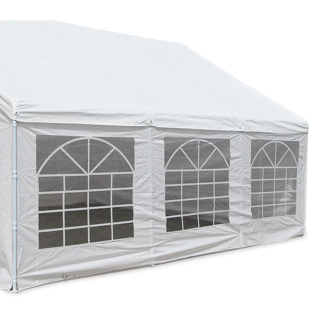 Wallaroo 6x6m Outdoor Event Marquee Gazebo Party Wedding Tent - White Wallaroo