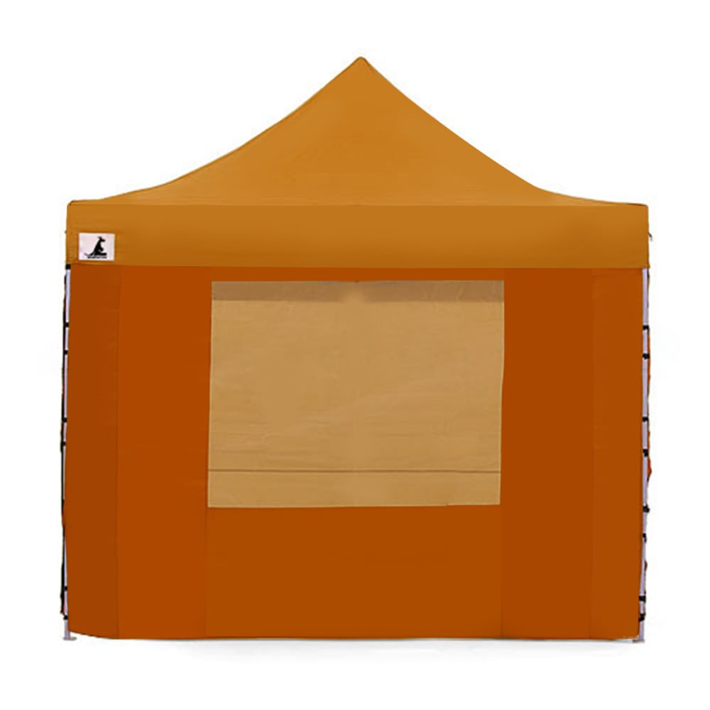 Wallaroo Gazebo Tent Marquee 3x3 PopUp Outdoor  - Orange Wallaroo