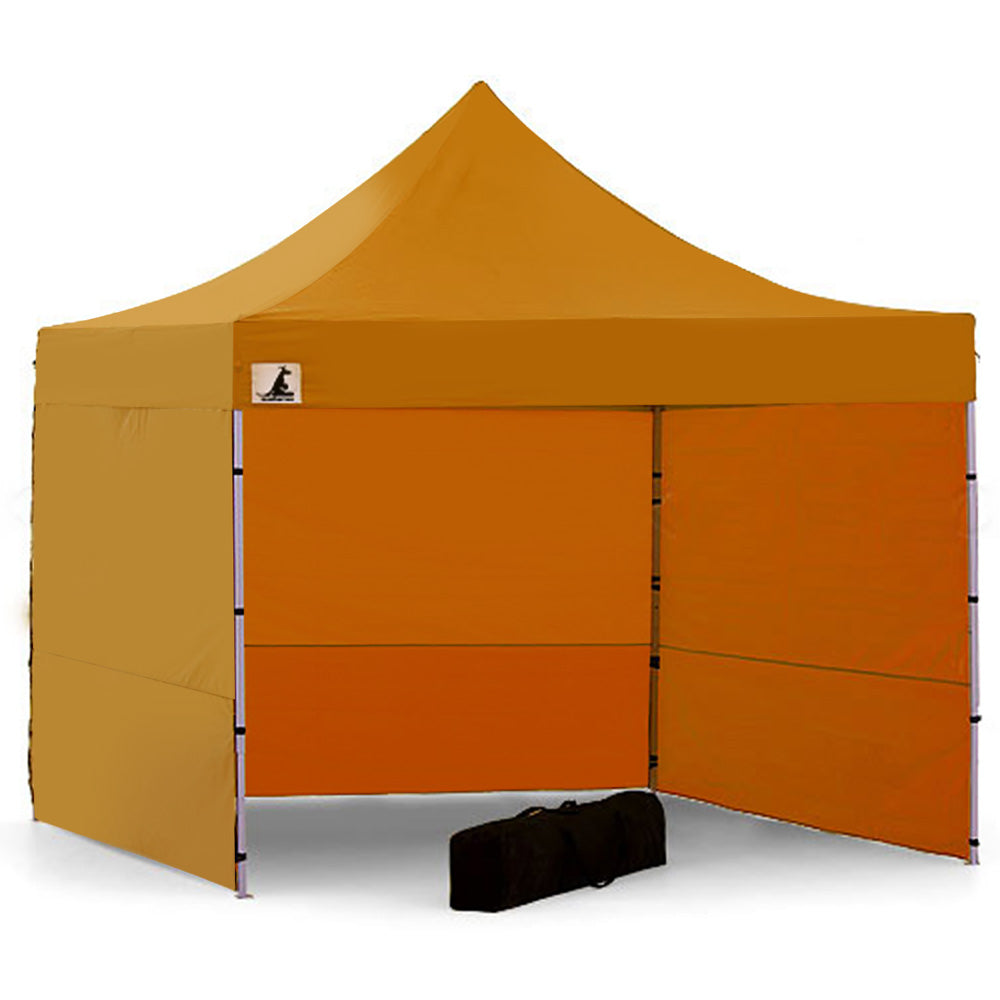 Wallaroo Gazebo Tent Marquee 3x3 PopUp Outdoor  - Orange Wallaroo