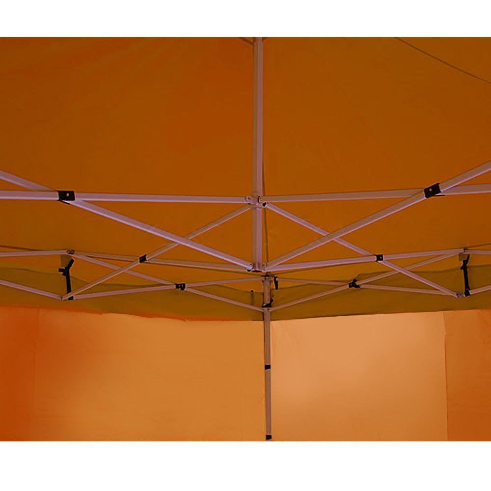 Wallaroo Gazebo Tent Marquee 3x3 PopUp Outdoor  - Orange Wallaroo