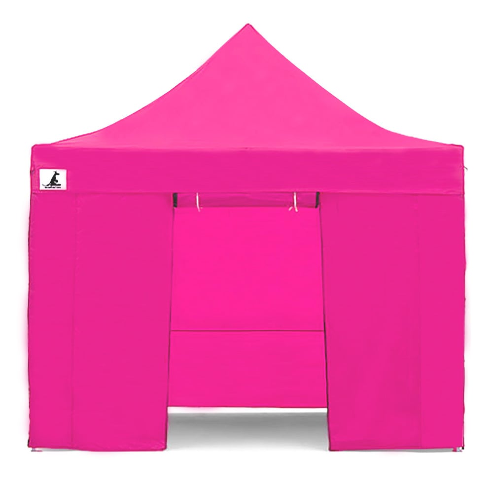 Wallaroo Gazebo Tent Marquee 3x3 PopUp Outdoor Pink Wallaroo