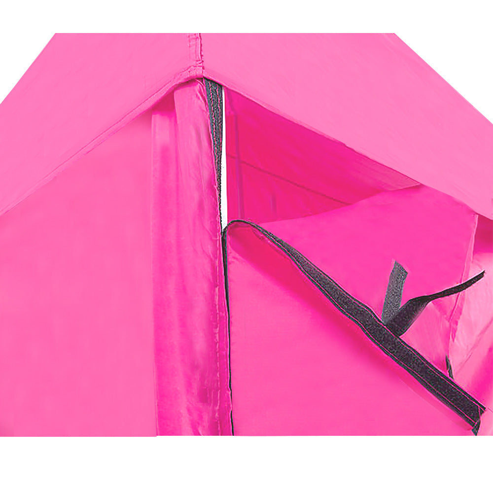 Wallaroo Gazebo Tent Marquee 3x3 PopUp Outdoor Pink Wallaroo