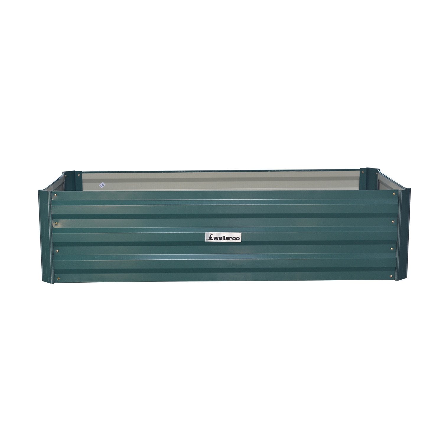 Wallaroo Garden Bed 120 x 60 x 30cm Galvanized Steel - Green Wallaroo