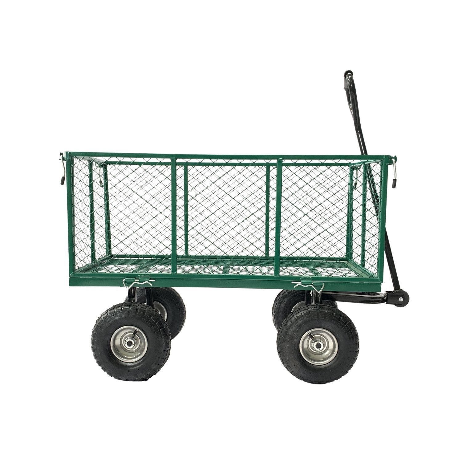 Wallaroo Steel Mesh Garden Trolley Cart - Green Wallaroo