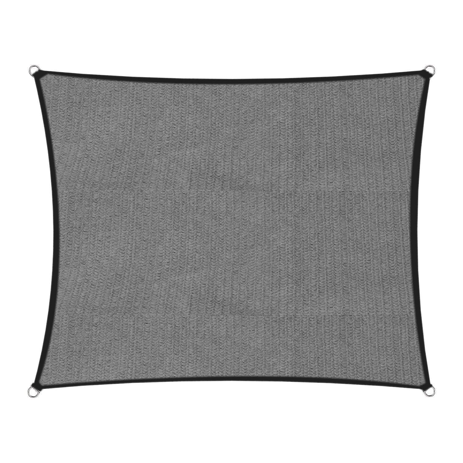 Wallaroo Outdoor Sun Shade Sail Canopy Grey Square 10 x 10M Wallaroo
