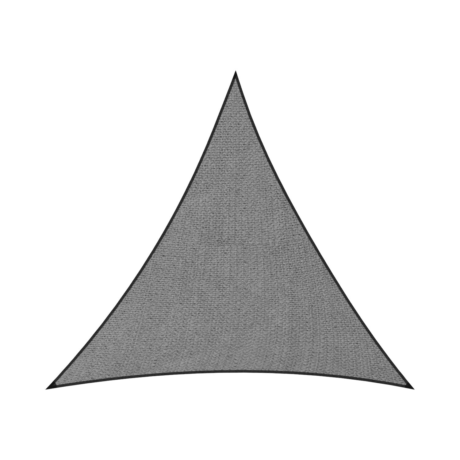 Wallaroo Outdoor Sun Shade Sail Canopy Grey Triangle 7 x 7 x 7M Wallaroo