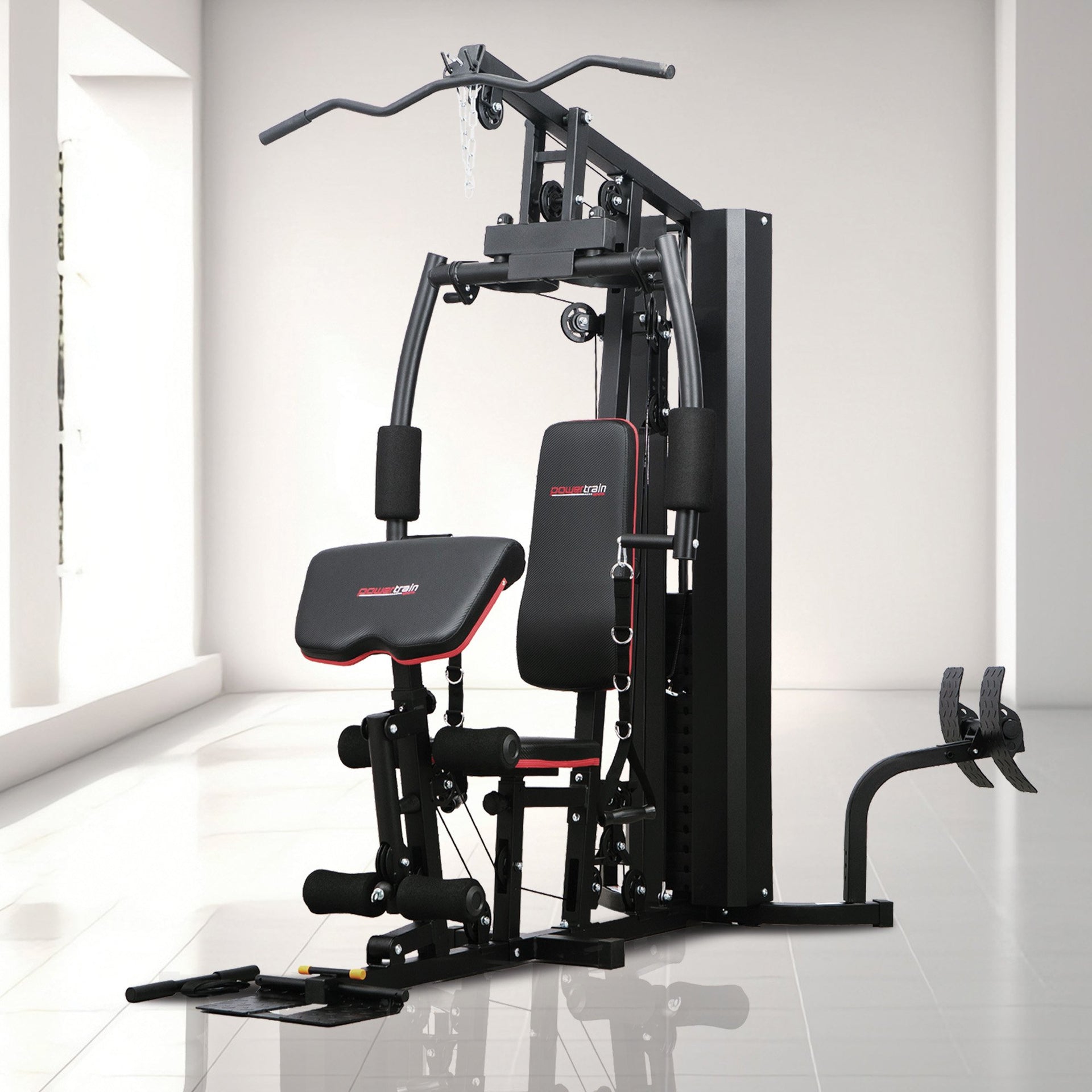 Powertrain Jx-89 Multi Station Home Gym 68kg Weight Cable Machine Does not apply