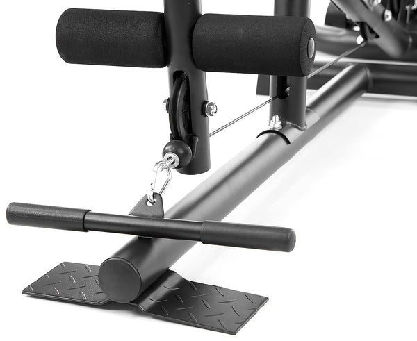 Powertrain Multi Station Home Gym With 68kg Weights Preacher Curl Pad Powertrain