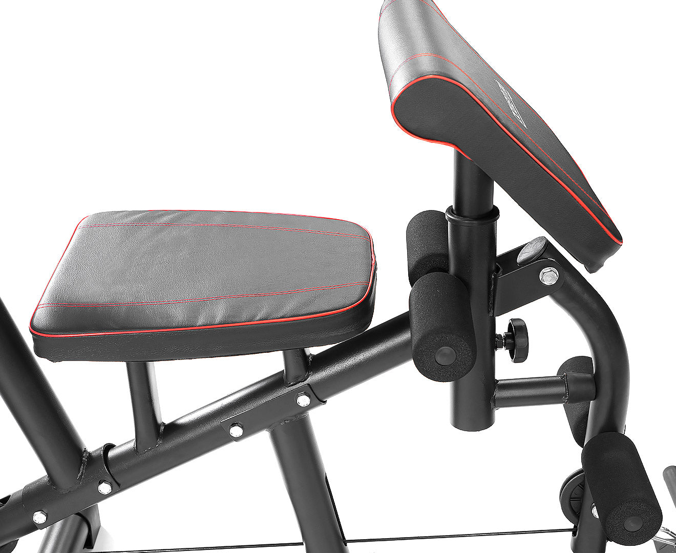 Powertrain Multi Station Home Gym With 68kg Weights Preacher Curl Pad Powertrain