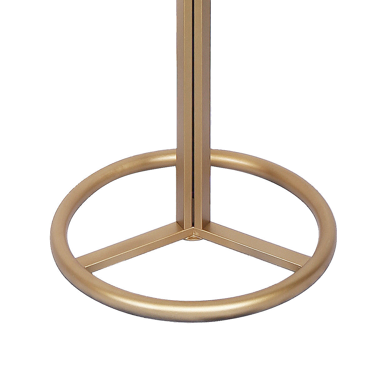 Sarantino Metal Floor Lamp with White Acrylic Shade by Sarantino Sarantino