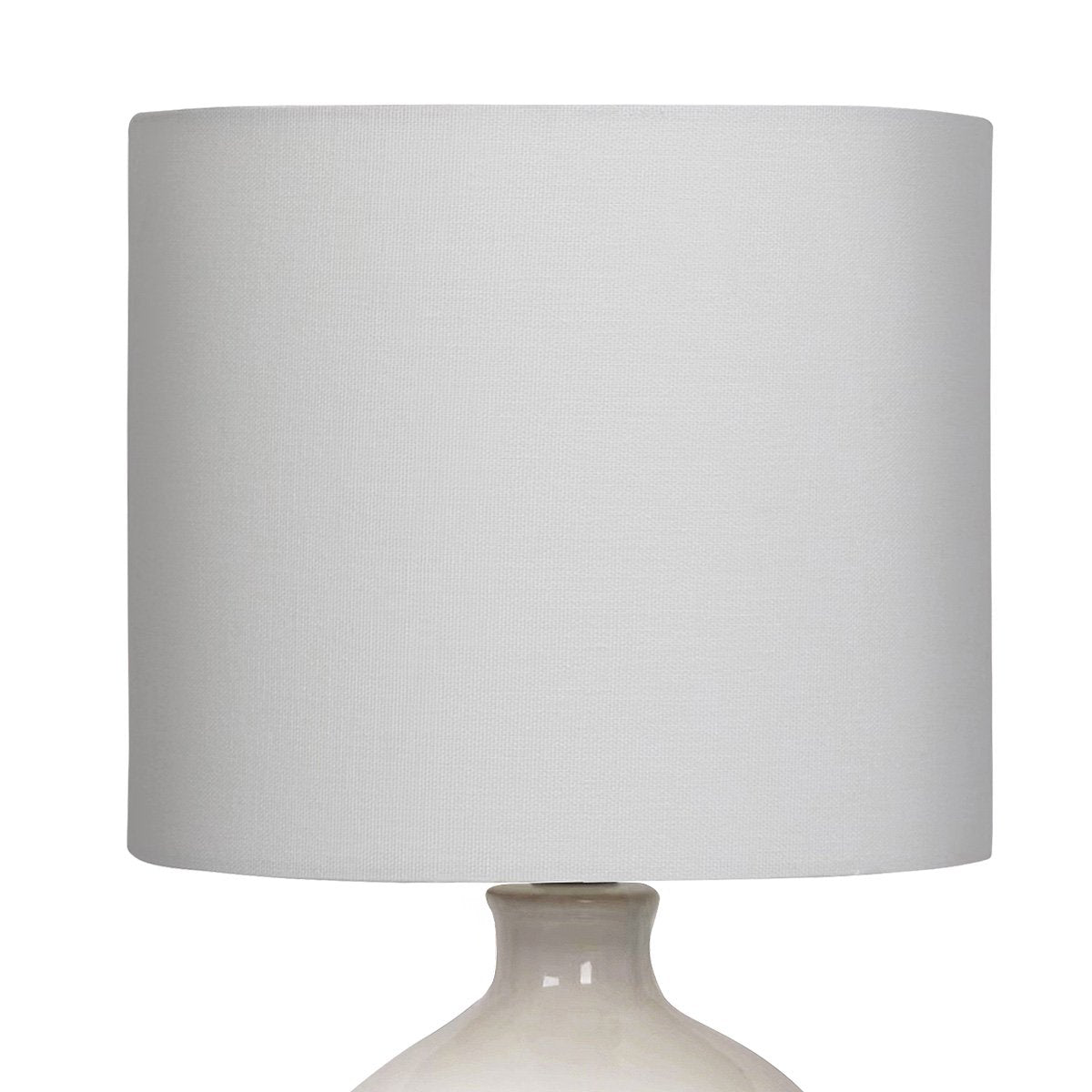 Sarantino Ceramic Table Lamp In Cream Sarantino