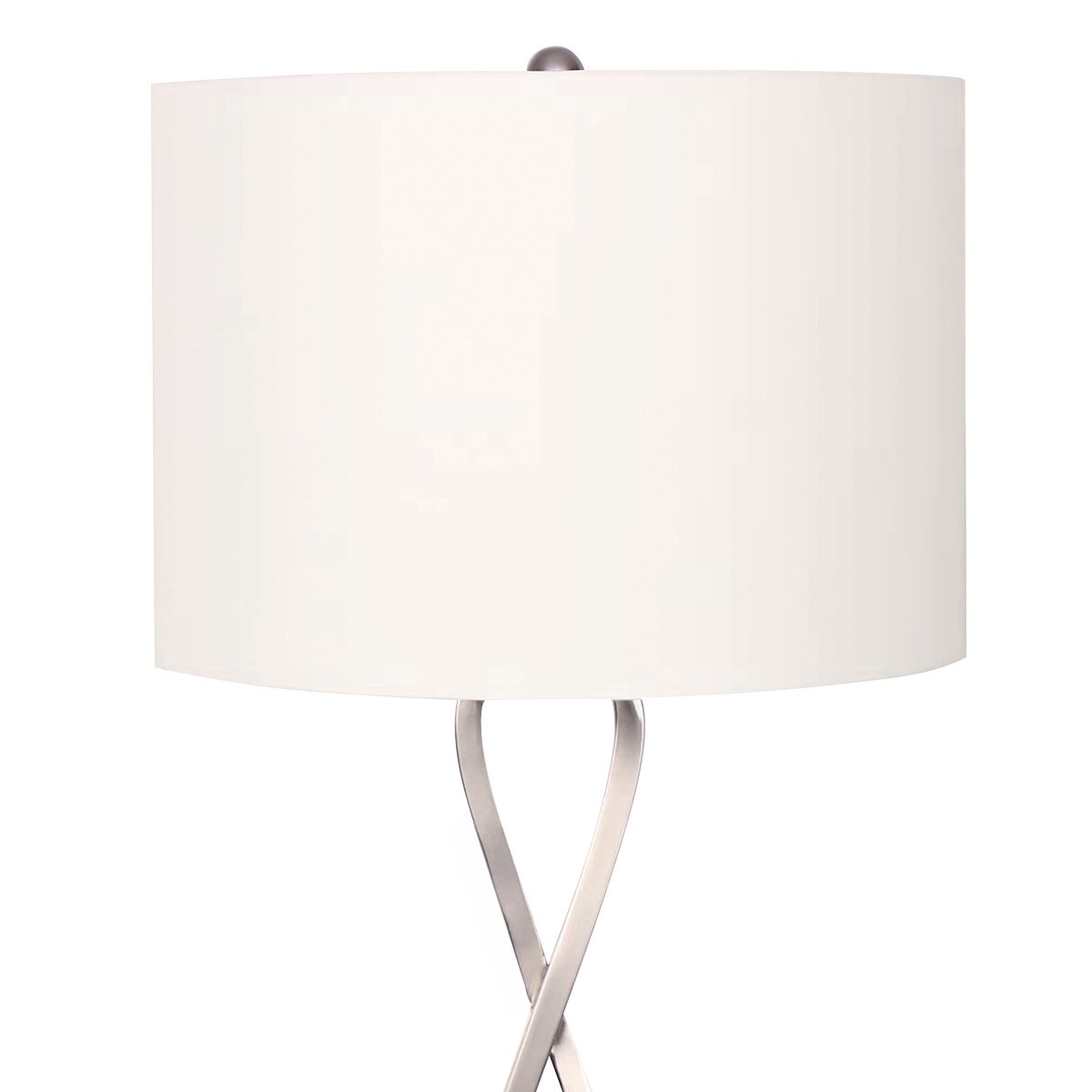 Sarantino Contemporary Table Lamp In Nickel Finish Sarantino