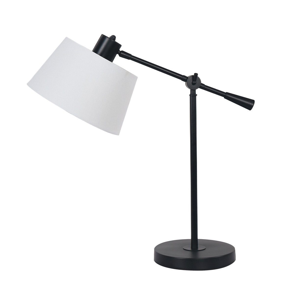 Sarantino Adjustable Metal Table Lamp In Black Sarantino