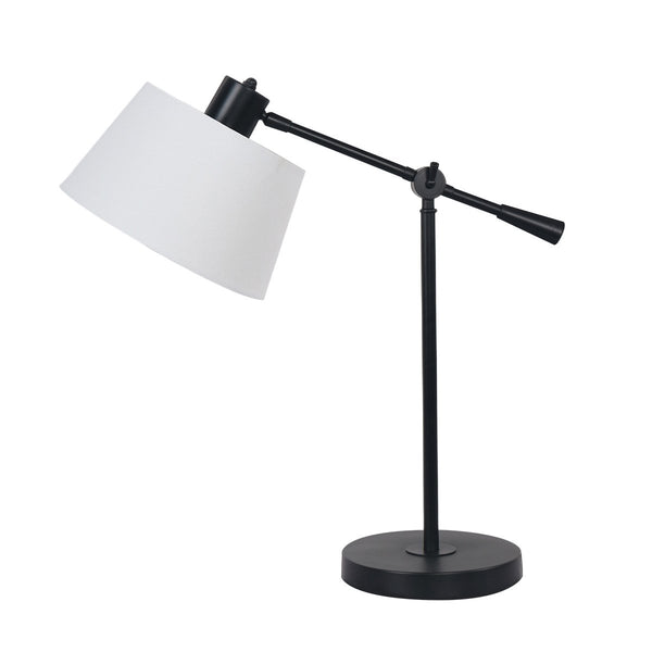 Sarantino Adjustable Metal Table Lamp In Black Sarantino