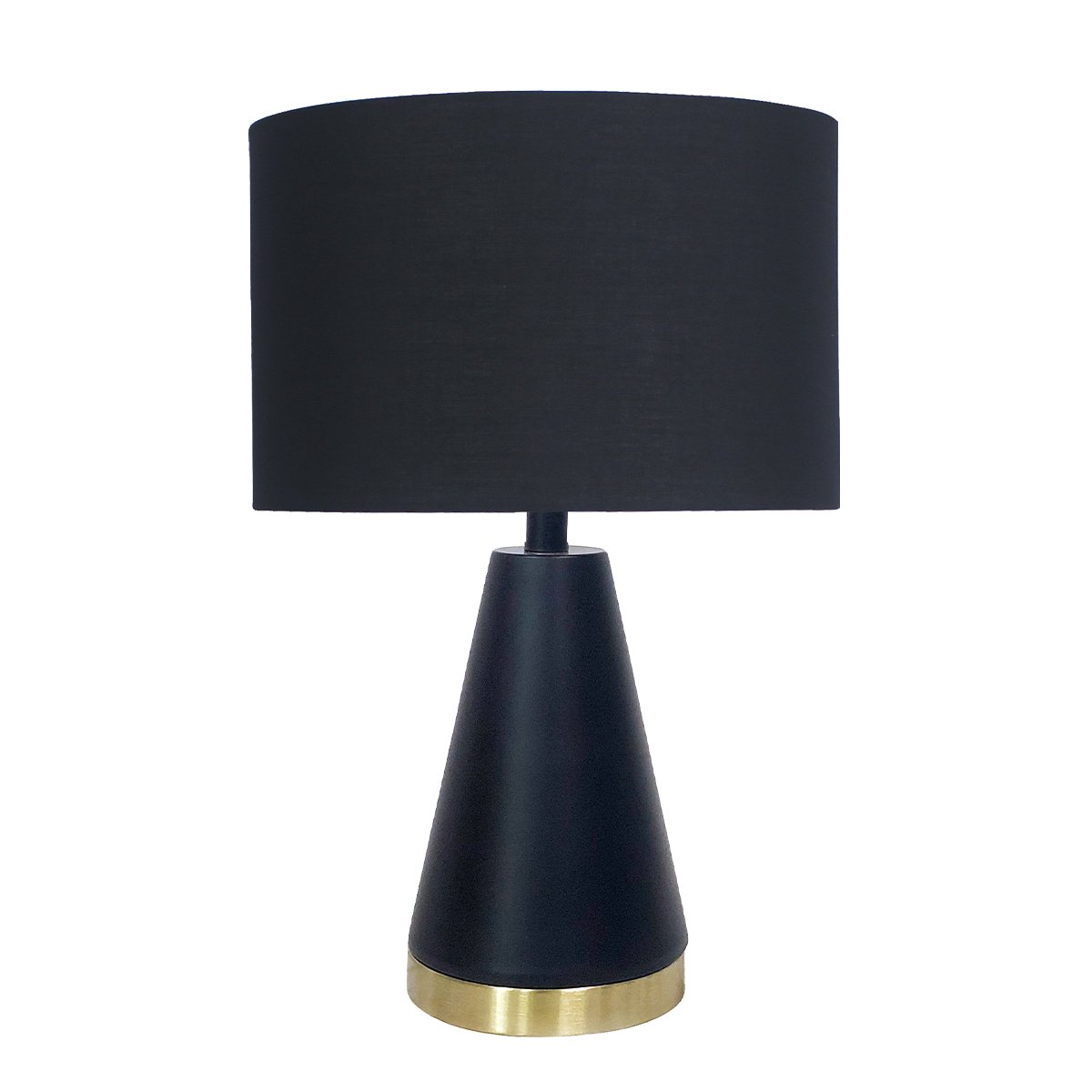 Sarantino Metal Table Lamp in Black and Gold Sarantino