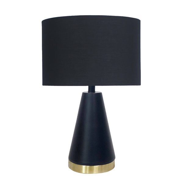Sarantino Metal Table Lamp in Black and Gold Sarantino