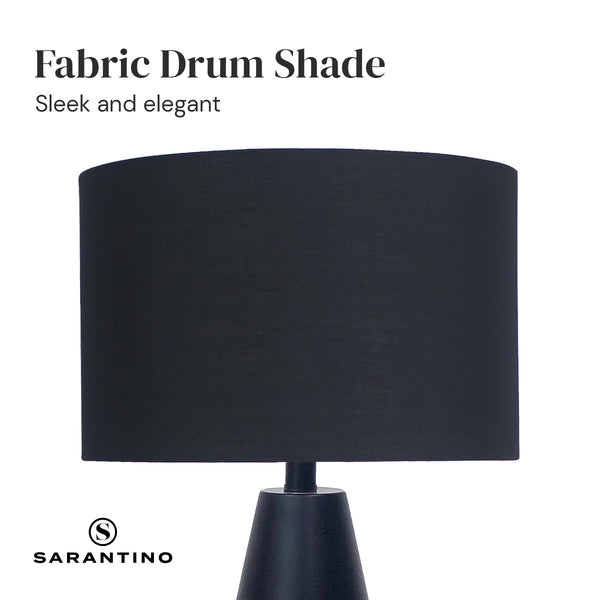 Sarantino Metal Table Lamp in Black and Gold Sarantino