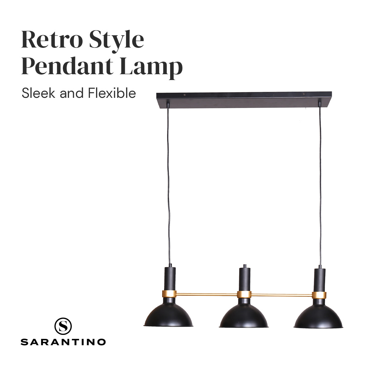 Sarantino 3-Light Hanging Pendant Lamp Sarantino