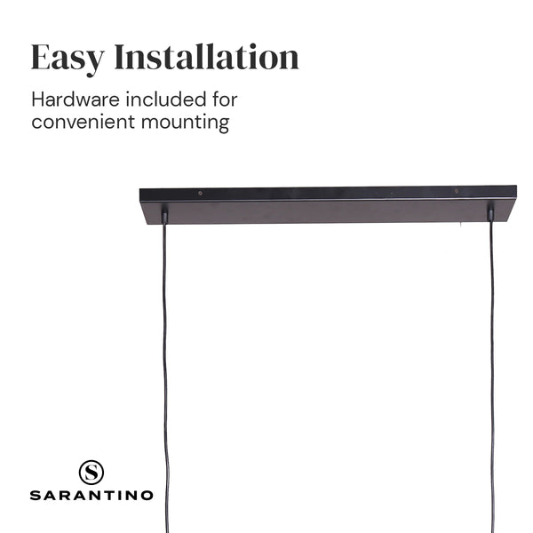 Sarantino 3-Light Hanging Pendant Lamp Sarantino