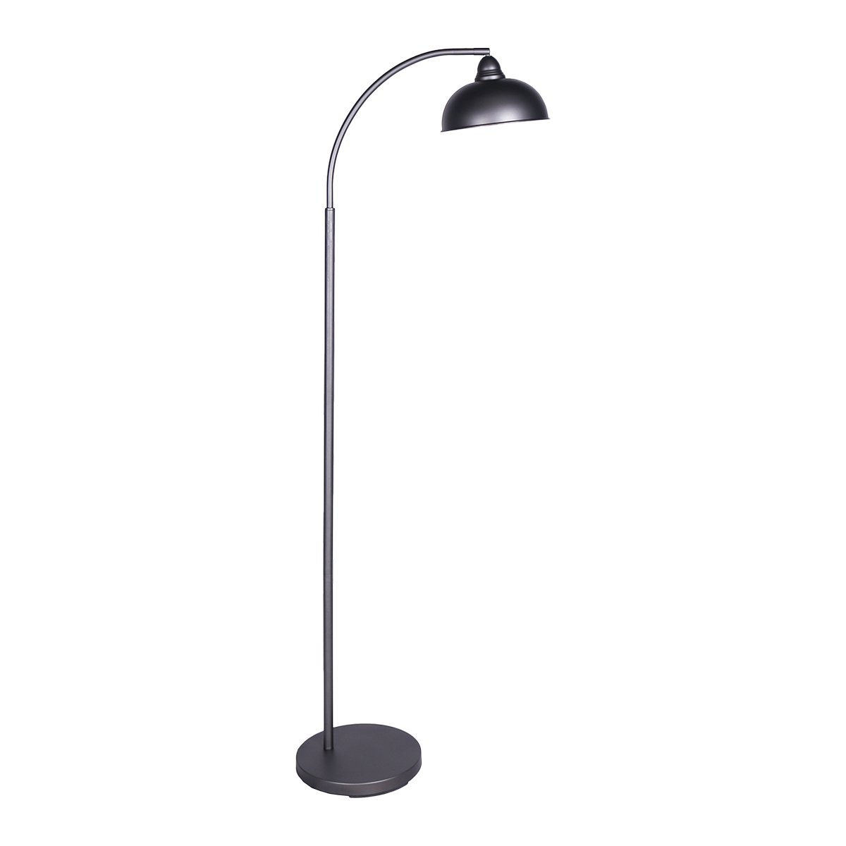 Sarantino Dark Grey Floor Lamp Industrial Chic Adjustable Angle Sarantino