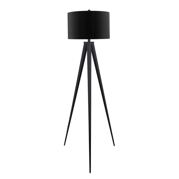 Sarantino Minimalist Modern Tripod Floor Lamp Black Sarantino