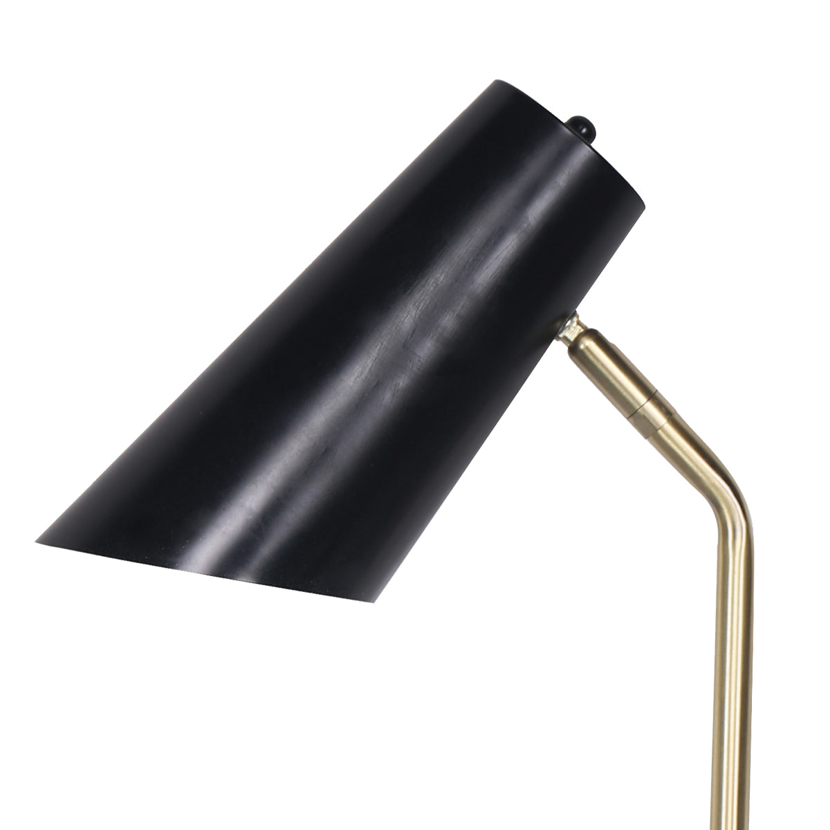 Sarantino Electric Reading Light Table Lamp Brass Finish - Black Sarantino