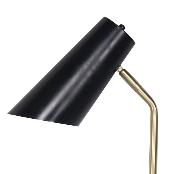 Sarantino Electric Reading Light Table Lamp Brass Finish - Black Sarantino