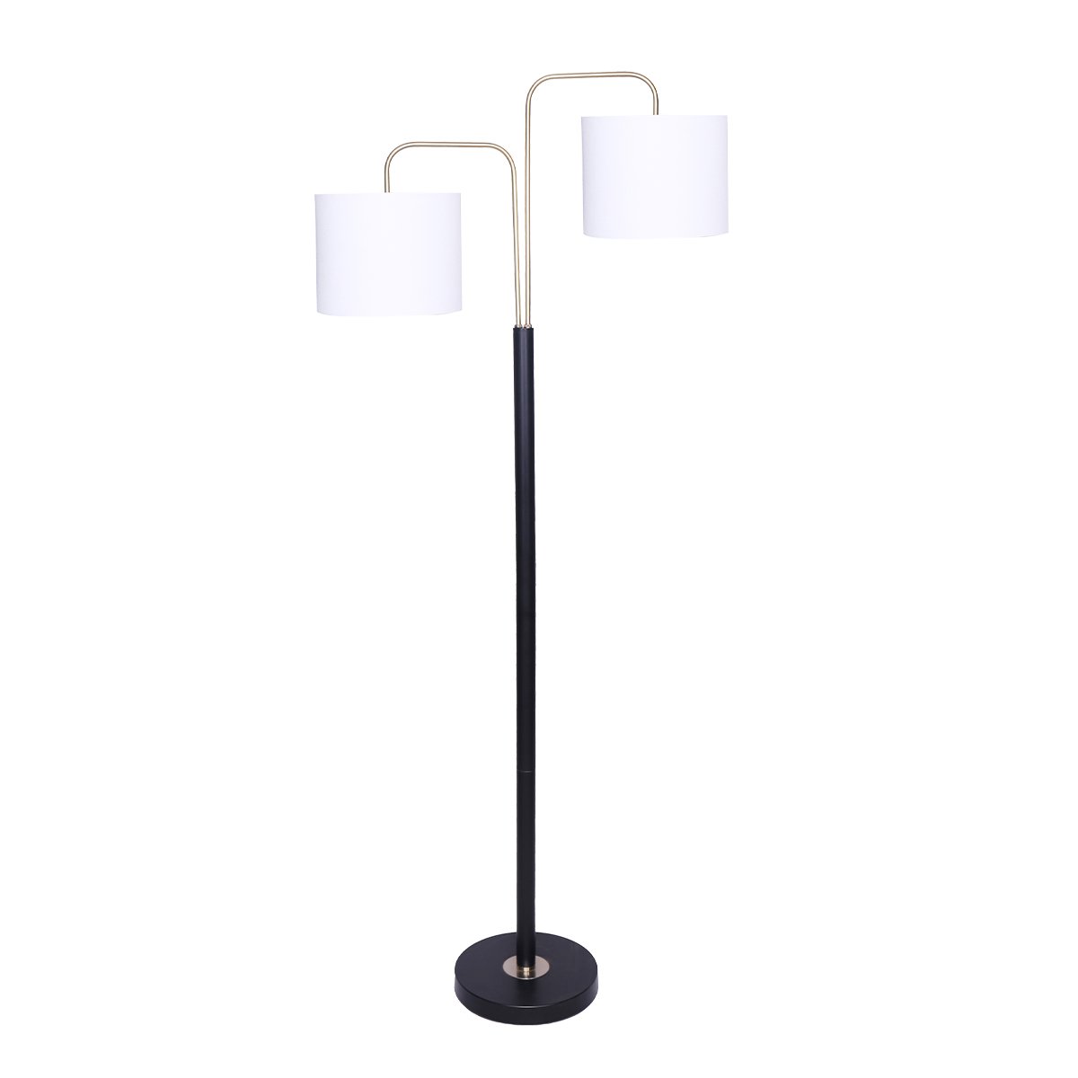Sarantino Black/Brass Finish Reading Light  Electric Table Lamp Sarantino