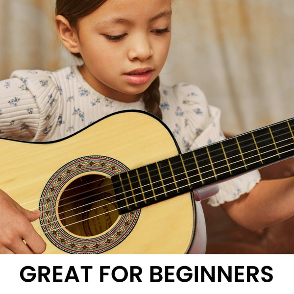 Karrera Childrens Guitar  Wooden 34in Acoustic - Natural Karrera
