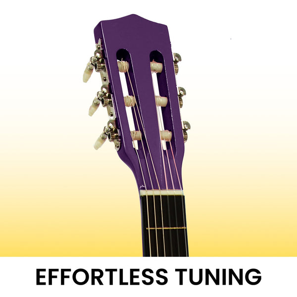 Karrera 34in Acoustic Children no cut Guitar - Purple Karrera