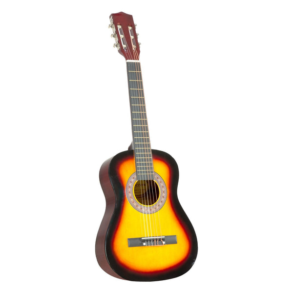 Karrera 34in Acoustic Wooden Childrens Guitar - Sunburst Karrera