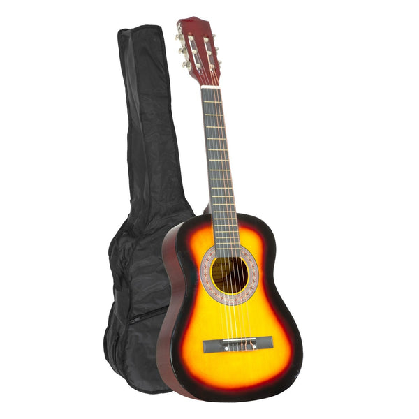 Karrera 34in Acoustic Wooden Childrens Guitar - Sunburst Karrera