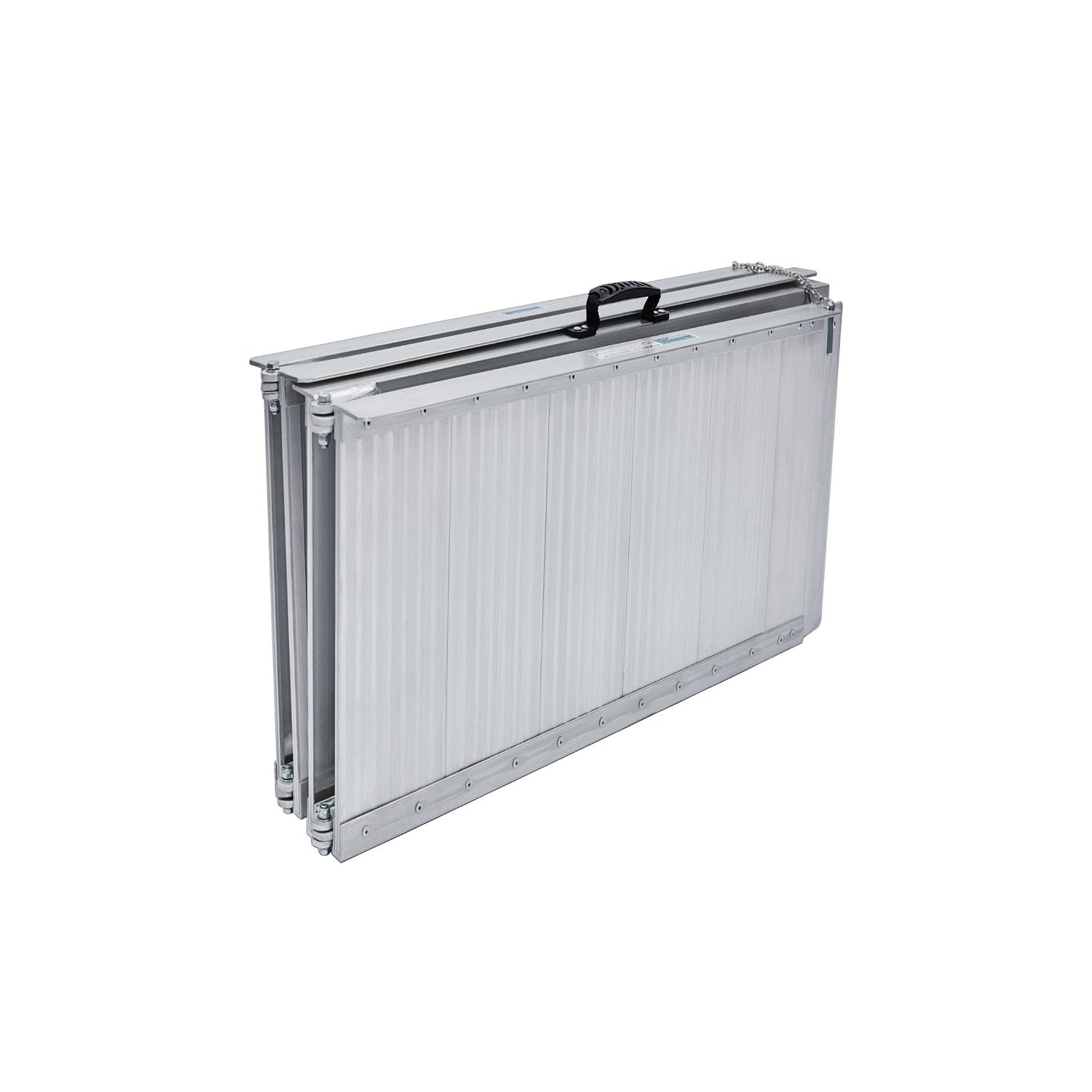 Rigg Aluminium Portable Non-slip Wheelchair Ramp 4ft - Silver EQUIPMED
