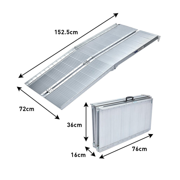 Rigg Aluminium Portable Wheelchair Ramp R02-5ft EQUIPMED