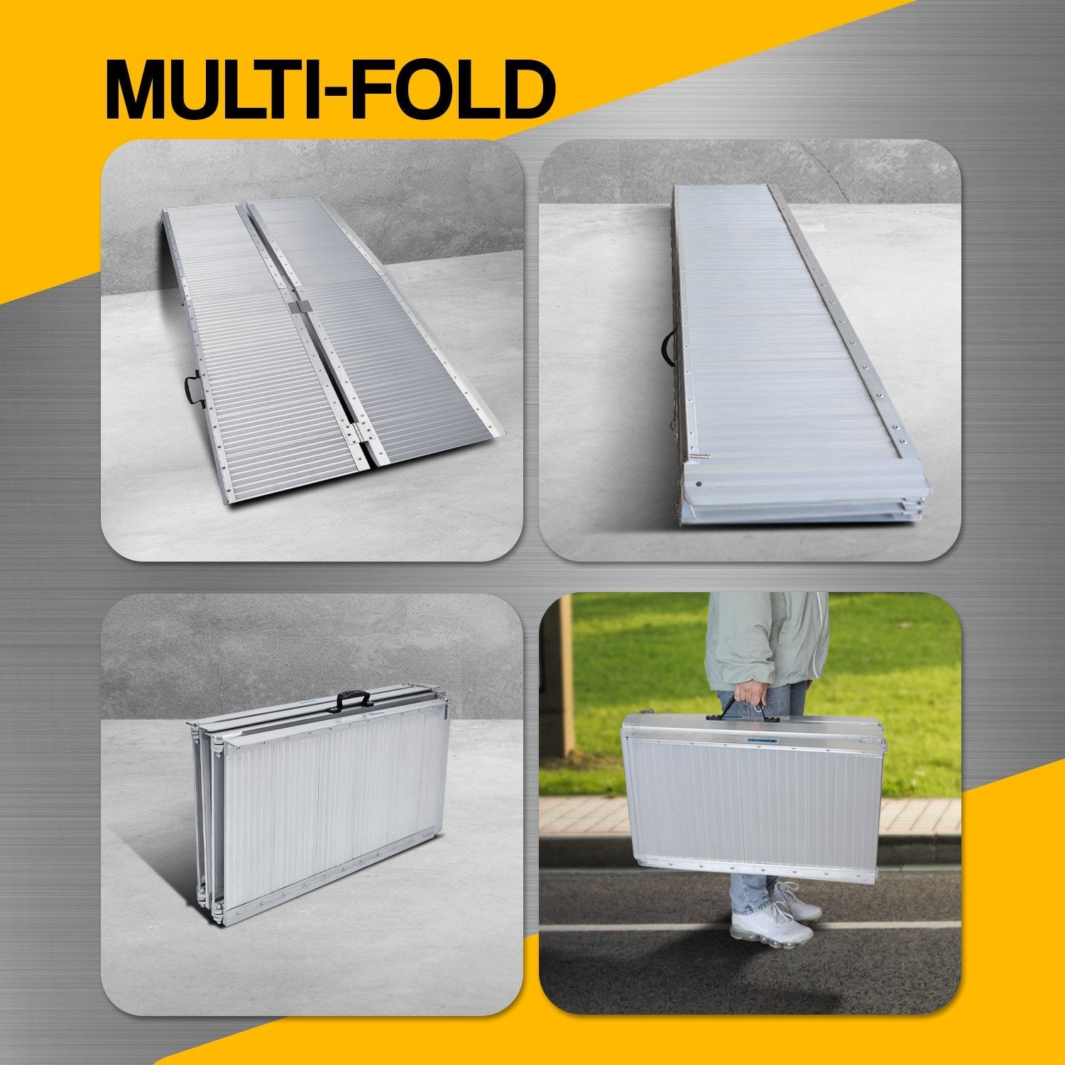 Rigg Aluminium Portable Wheelchair Ramp R02-5ft EQUIPMED