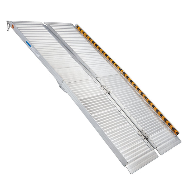 Rigg Aluminium Portable Non-slip Wheelchair Ramp 6ft - Silver EQUIPMED
