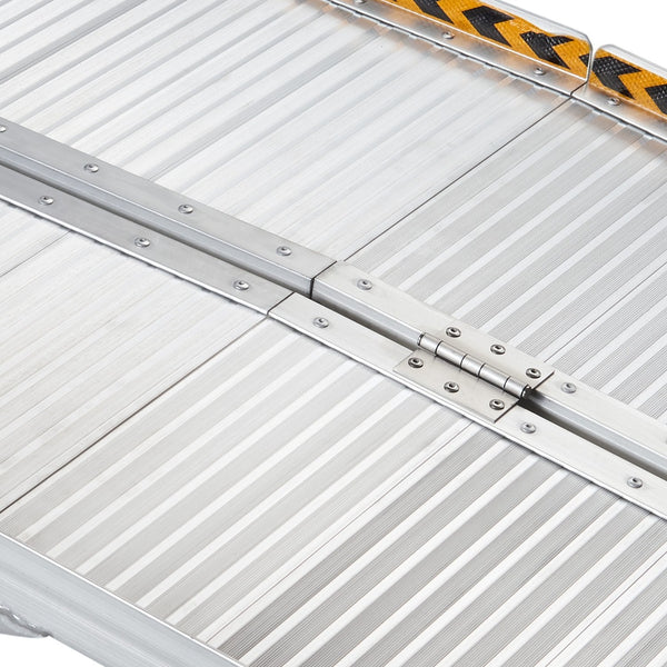 Rigg Aluminium Portable Non-slip Wheelchair Ramp 6ft - Silver EQUIPMED
